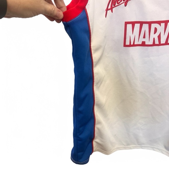 Marvel Avengers Embroidered Appliqué Tank Jersey #63 Size Small - Picture 4 of 7